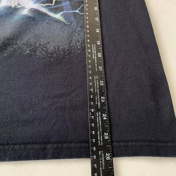 AC/DC Back in Black Tour 2016 black cotton t-shirt Size M - Picture 6 of 6